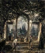 VELAZQUEZ, Diego Rodriguez de Silva y Villa Medici, Pavillion of Ariadn oil painting picture wholesale